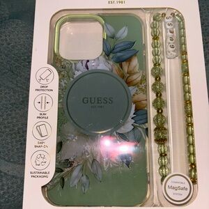 Guess Brand new unopened iPhone 15 pro max case sage green